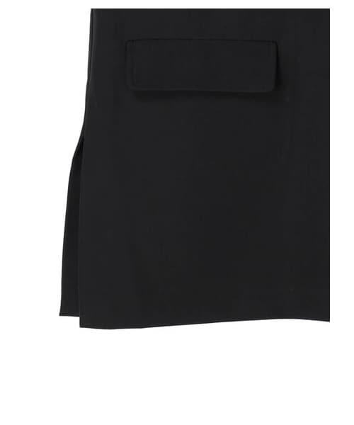 YECCA VECCA（イェッカヴェッカ）の「Vネックプルオーバーベスト（トップス・アイボリー/ブラック・F）」の6枚目の写真