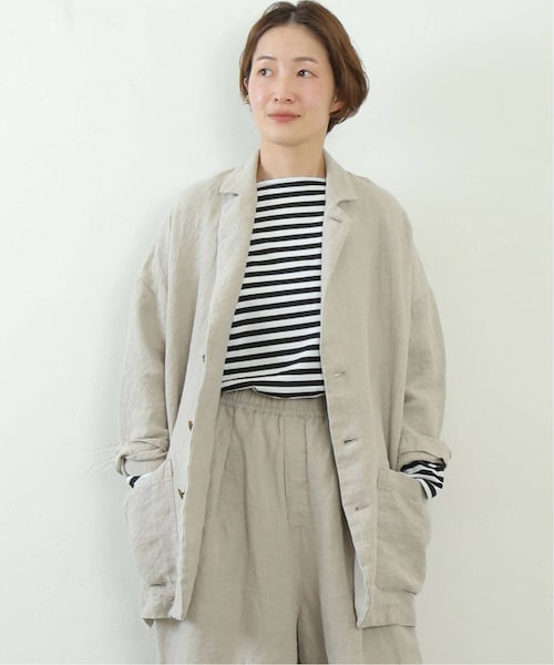 ジャーナルスタンダードラックス コルデラ リネンシャツジャケット 楽天市場】リネンワッシャー ジャケット journal standard luxe