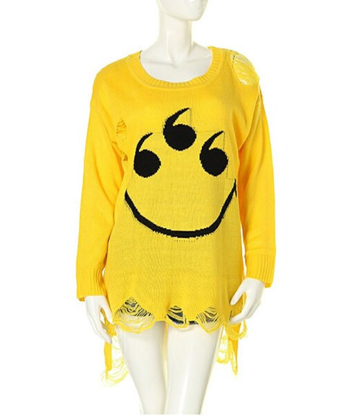 Choosy Chu チュージーチュー の Unif 6eyes Sweater トップス Wear