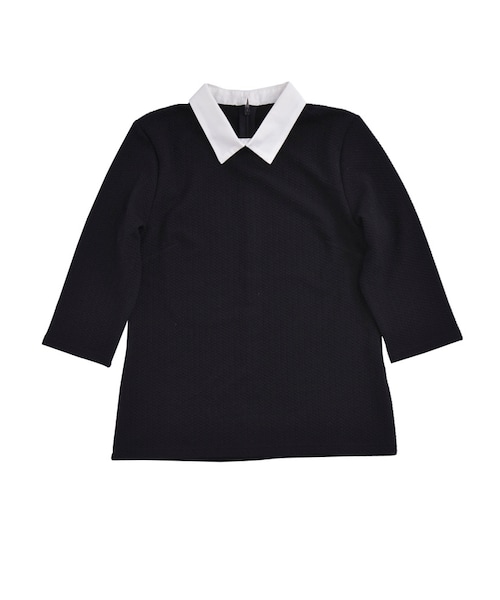 dazzlin（ダズリン）の「【dazzlin】襟付き7分袖TOPS（トップス・レディース・オフホワイト/ブラック/ボルドー・S/M）」の11枚目の写真