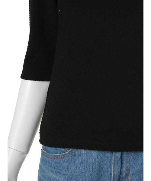 dazzlin（ダズリン）の「【dazzlin】襟付き7分袖TOPS（トップス・レディース・オフホワイト/ブラック/ボルドー・S/M）」の9枚目の写真