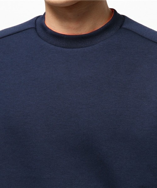 yoshiokubo(ヨシオクボ)の「yoshio kubo DOLMAN SLEEVE SWEAT(スウェット・メンズ・グレー/ネイビー・1/2)」の6枚目の写真