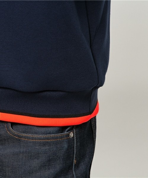 yoshiokubo(ヨシオクボ)の「yoshio kubo DOLMAN SLEEVE SWEAT(スウェット・メンズ・グレー/ネイビー・1/2)」の8枚目の写真