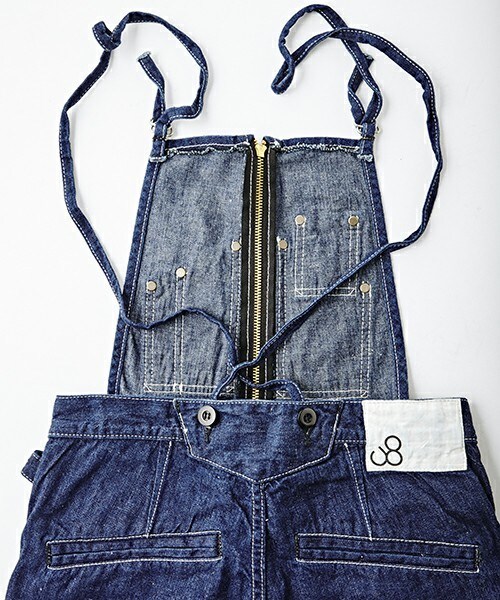 Johnbull Private labo（ジョンブルプライベートラボ）の「フレンチサロペット（サロペット/オーバーオール・レディース・インディゴブルー・SMALL/MEDIUM/LARGE/X-LARGE）」の9枚目の写真