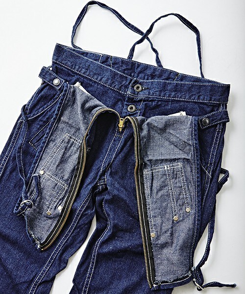 Johnbull Private labo（ジョンブルプライベートラボ）の「フレンチサロペット（サロペット/オーバーオール・レディース・インディゴブルー・SMALL/MEDIUM/LARGE/X-LARGE）」の10枚目の写真