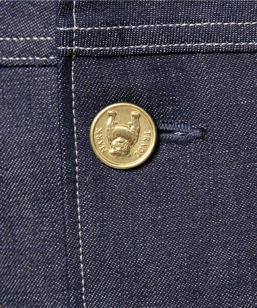 Johnbull Private labo(ジョンブルプライベートラボ)の「デニムワークコート(テーラードジャケット・メンズ・ノンウォッシュ・SMALL/MEDIUM/LARGE)」の11枚目の写真