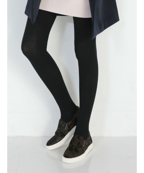 dazzlin（ダズリン）の「【goods】ハラコ風本革スリッポン（シューズ・レディース・ブラック/ネイビー/ブラウン/カーキ・S/M/L）」の5枚目の写真