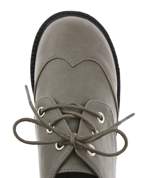 dazzlin（ダズリン）の「【goods】厚底ヒールショートブーツ（シューズ・レディース・グレー/ブラック/ベージュ・S/M/L）」の10枚目の写真