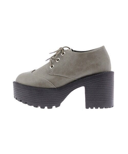 dazzlin（ダズリン）の「【goods】厚底ヒールショートブーツ（シューズ・レディース・グレー/ブラック/ベージュ・S/M/L）」の11枚目の写真