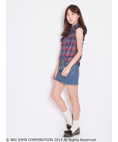 Dazzlin ダズリン の R Big Johnコラボタイトミニデニムスカート スカート Wear