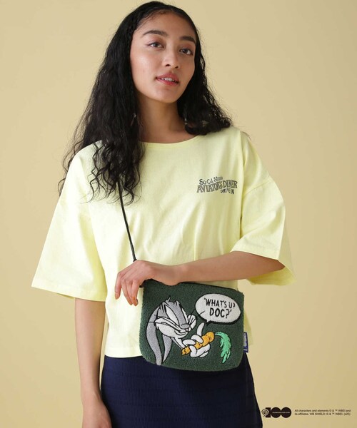 AVIREX（アヴィレックス）の「《WB/AVIREX》LOONEY TUNES COLLECTION SAGARA POUCH（バッグ・セージ・F）」の2枚目の写真
