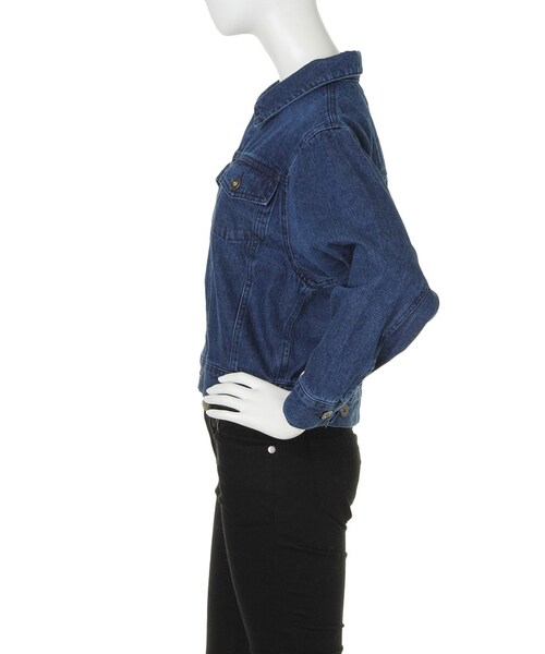 dazzlin（ダズリン）の「【R】Gジャン（ジャケット/アウター・レディース・ブルー/インディゴ・F）」の5枚目の写真