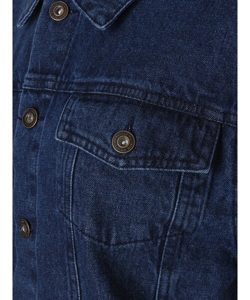 dazzlin（ダズリン）の「【R】Gジャン（ジャケット/アウター・レディース・ブルー/インディゴ・F）」の9枚目の写真