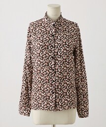 imvely | プチフラワープリントスキッパーブラウス(シャツ/ブラウス)