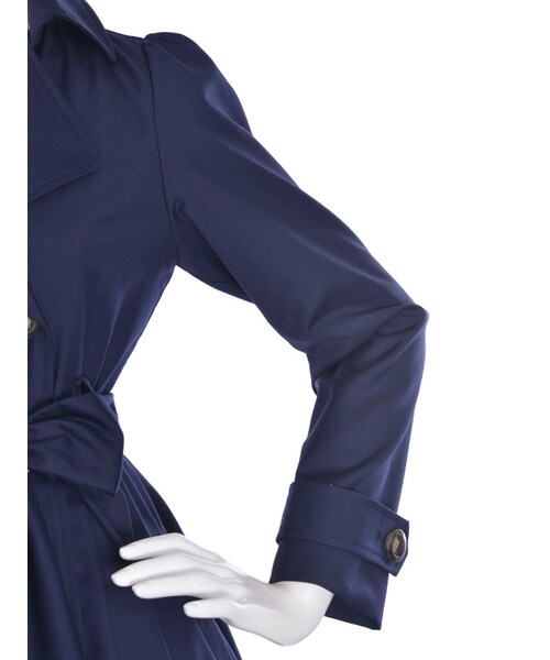 dazzlin（ダズリン）の「【dazzlin】丸襟ビックリボントレンチコート（ジャケット/アウター・レディース・ネイビー/ベージュ/キャメル・S/M）」の10枚目の写真