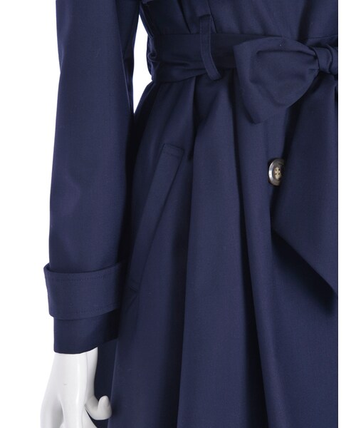 dazzlin（ダズリン）の「【dazzlin】丸襟ビックリボントレンチコート（ジャケット/アウター・レディース・ネイビー/ベージュ/キャメル・S/M）」の11枚目の写真