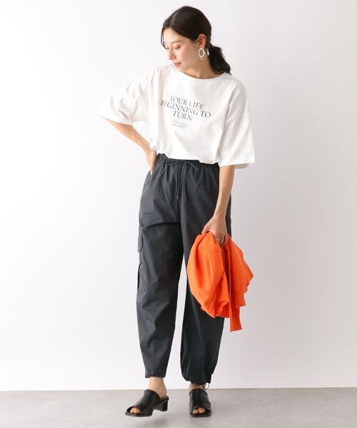 LEPSIM（レプシィム）の「ミリタリーカーゴパンツ（パンツ・レディース・アイボリー08/チャコール19/カーキ78・FREE SIZE）」の9枚目の写真