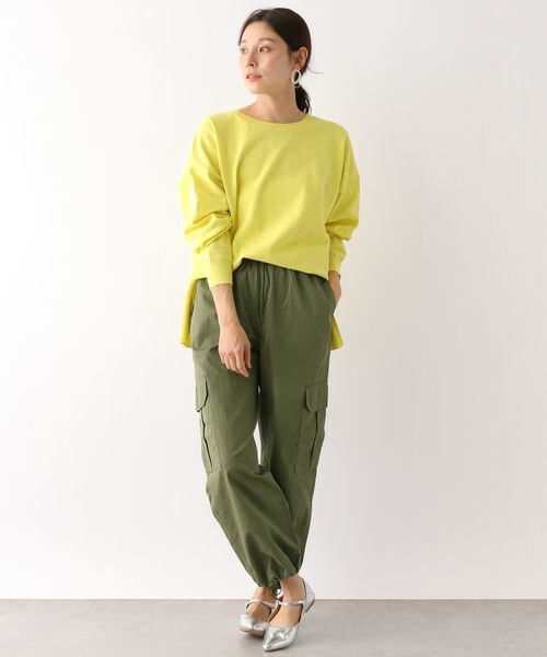 LEPSIM（レプシィム）の「ミリタリーカーゴパンツ（パンツ・レディース・アイボリー08/チャコール19/カーキ78・FREE SIZE）」の11枚目の写真