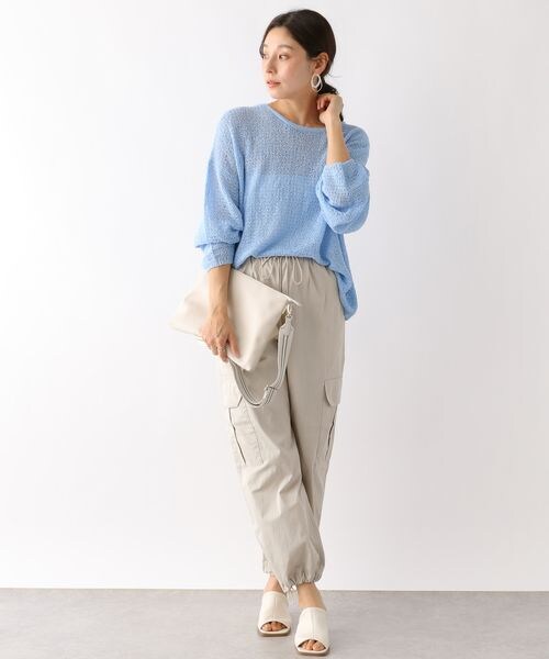 LEPSIM（レプシィム）の「ミリタリーカーゴパンツ（パンツ・レディース・アイボリー08/チャコール19/カーキ78・FREE SIZE）」の6枚目の写真