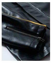 hide ラインパーカー レザー 黒 glamb Lサイズ glamb × hide Leather Line Parka レザーパーカー - メルカリ