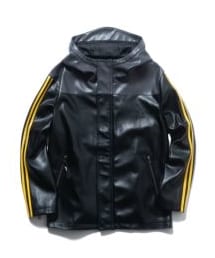 glamb（グラム）の「GB0422/HD01 : hide Leather Line Parka