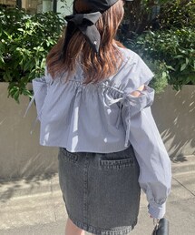 OLIVE des OLIVE | 肩あきクロップドシャツ(トップス)