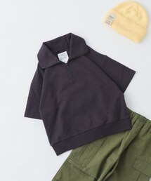 CIAOPANIC TYPY | 【KIDS】ミニ裏毛ビッグシルエットハーフジップスウェット(トップス)