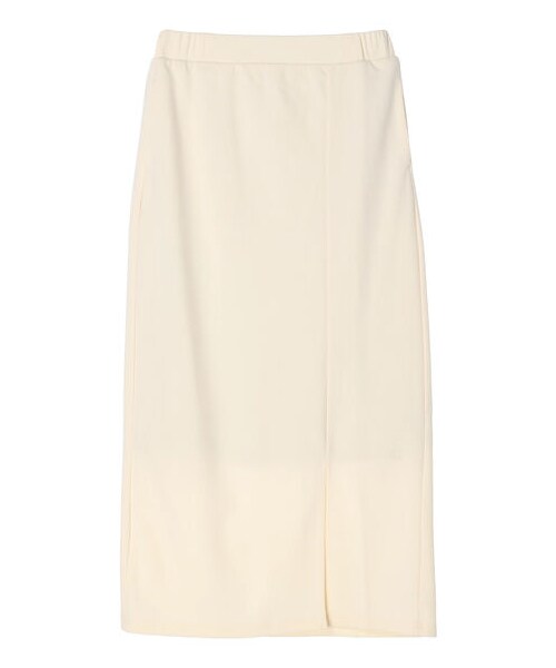 Green Parks(グリーンパークス)の「カットジョーゼットIラインスカート(スカート・アイボリー/ブラック/グリーン・F)」の21枚目の写真