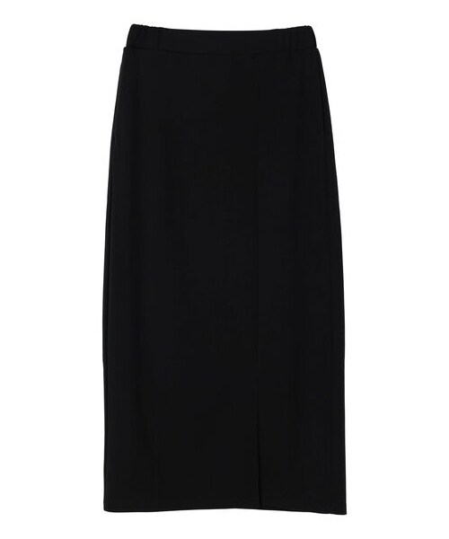 Green Parks(グリーンパークス)の「カットジョーゼットIラインスカート(スカート・アイボリー/ブラック/グリーン・F)」の19枚目の写真