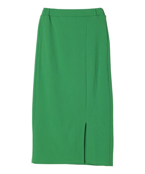 Green Parks(グリーンパークス)の「カットジョーゼットIラインスカート(スカート・アイボリー/ブラック/グリーン・F)」の9枚目の写真