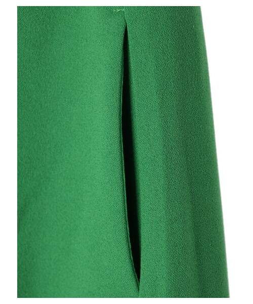 Green Parks(グリーンパークス)の「カットジョーゼットIラインスカート(スカート・アイボリー/ブラック/グリーン・F)」の15枚目の写真