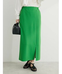 Green　Parks | カットジョーゼットIラインスカート(スカート)