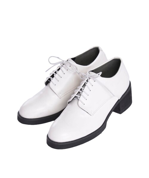 EMODA（エモダ）の「FINEオックスフォードSHOES（シューズ・レディース・ホワイト/ブラック・S/M/L）」の4枚目の写真