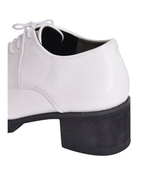 EMODA（エモダ）の「FINEオックスフォードSHOES（シューズ・レディース・ホワイト/ブラック・S/M/L）」の7枚目の写真