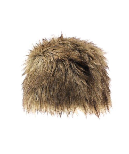 EMODA（エモダ）の「スクエアファーCAP（帽子・レディース・ブラック/ベージュ・F）」の3枚目の写真