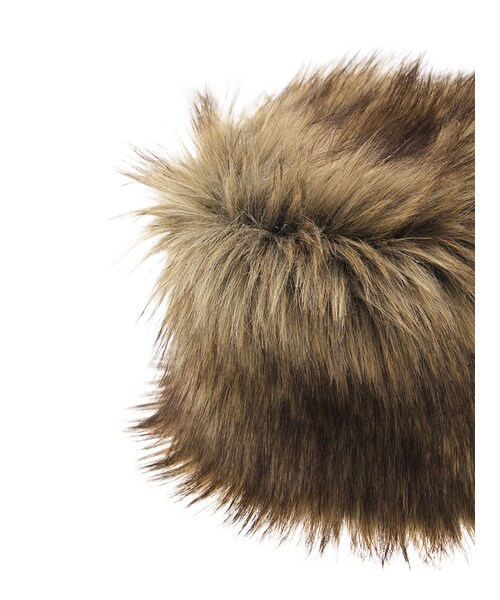 EMODA（エモダ）の「スクエアファーCAP（帽子・レディース・ブラック/ベージュ・F）」の5枚目の写真