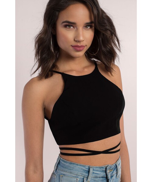 TOBI（-）の「Kendall Black Crop Top（トップス・レディース・other）」の4枚目の写真