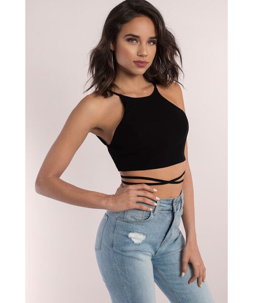 TOBI（-）の「Kendall Black Crop Top（トップス・レディース・other）」の5枚目の写真