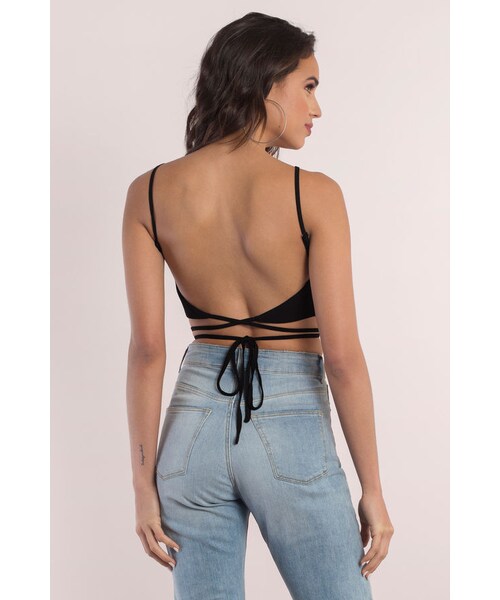 TOBI（-）の「Kendall Black Crop Top（トップス・レディース・other）」の6枚目の写真