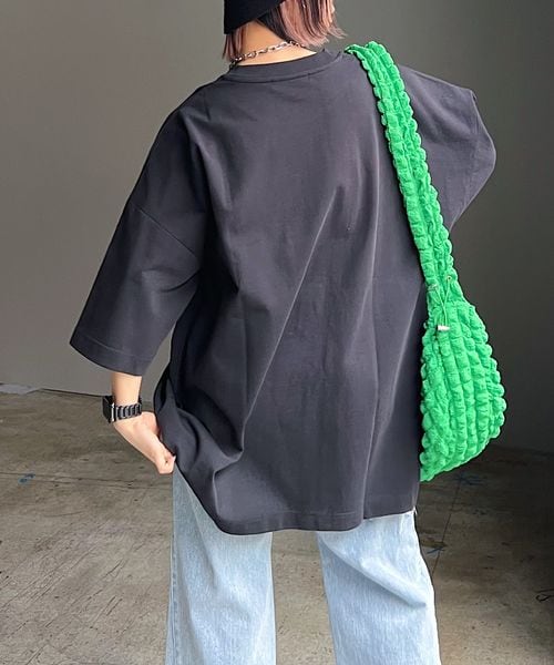 PAGEBOY（ページボーイ）の「ルーズルーズT（トップス・レディース・オフホワイト05/ブラック09/オートミール50/イエロー71/ミント81・F）」の12枚目の写真