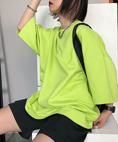 PAGEBOY（ページボーイ）の「ルーズルーズT（トップス・レディース・オフホワイト05/ブラック09/オートミール50/イエロー71/ミント81・F）」の22枚目の写真