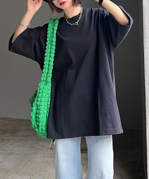 PAGEBOY（ページボーイ）の「ルーズルーズT（トップス・レディース・オフホワイト05/ブラック09/オートミール50/イエロー71/ミント81・F）」の11枚目の写真