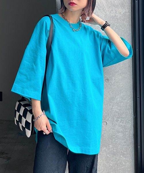 PAGEBOY（ページボーイ）の「ルーズルーズT（トップス・レディース・オフホワイト05/ブラック09/オートミール50/イエロー71/ミント81・F）」の5枚目の写真