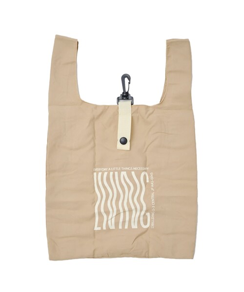 Lattice（Lattice）の「撥水コンビニバッグ（エコバッグ/サブバッグ・レディース・アイボリー/グレー/ベージュ/ピンク/グリーン・0）」の4枚目の写真