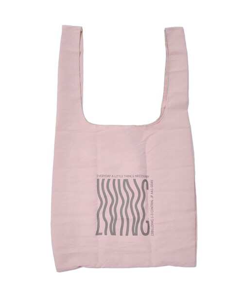 Lattice（Lattice）の「撥水コンビニバッグ（大）（エコバッグ/サブバッグ・レディース・アイボリー/グレー/ベージュ/ピンク/グリーン・0）」の4枚目の写真