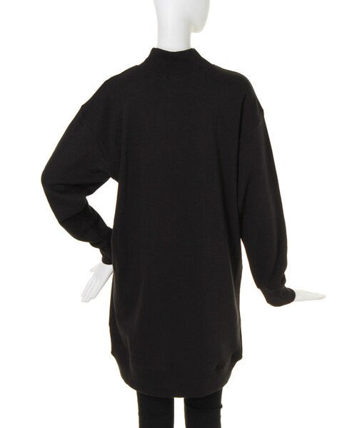 EMODA（エモダ）の「ハイネックルーズPRINT OP（ワンピース/ドレス・レディース・ホワイト/ブラック/ネイビー・F）」の9枚目の写真