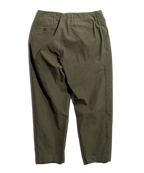 FREAK'S STORE(フリークスストア)の「【15SS新作】 1タックテーパードクロップドパンツ(パンツ・メンズ・ブラック/ベージュ/オリーブ/ネイビー・M/L)」の10枚目の写真