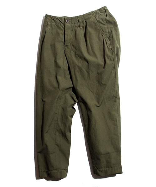 FREAK'S STORE(フリークスストア)の「【15SS新作】 1タックテーパードクロップドパンツ(パンツ・メンズ・ブラック/ベージュ/オリーブ/ネイビー・M/L)」の8枚目の写真