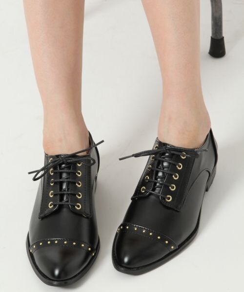 BLISS POINT Womens（ブリスポイント ウイメンズ）の「スタッズMNシューズ35（シューズ・レディース・ホワイト/ブラック/カモフラ・M(23～23.5cm)/L(24～24.5cm)）」の2枚目の写真