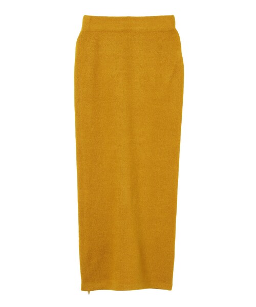 EMODA(エモダ)の「【ELDER】COMPRESS knitタイトマキシSK(スカート・レディース・グレー/ブラック/ネイビー/ベージュ・F)」の3枚目の写真